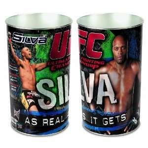 UFC Mixed Martial Arts Anderson Silva Wastebasket:  Sports 
