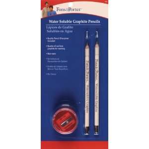  Fons and Porter Water Soluble Pencils and Sharpener 