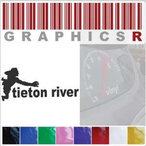 Sticker Decal Graphic   Wall Rock Climber Tieton River Guide Crag A827 