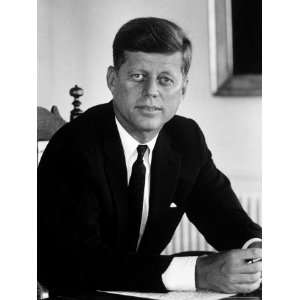  Presidential Candidate John F. Kennedy in His Office After 