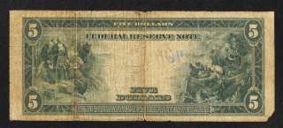 Fr. 867a $5 1914 Federal Reserve Note Atlanta  