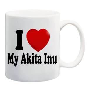  I LOVE MY AKITA INU Mug Coffee Cup 11 oz ~ Dog Breed 