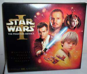 Star Wars EP1 VHS Collectors Edition w/Art Book w/Cells 024543000952 
