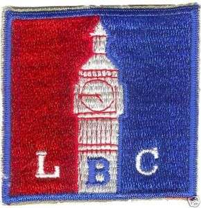 LONDON BASE COMMAND UNIT PATCH WWII (REPRODUCTION)  