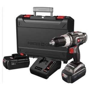 Porter Cable PC1800D 18V Cordless 1/2 Drill/driver 2 BATTERY CHARGER 