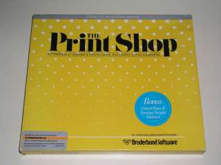 CIB   The Print Shop by Broderbund   Commodore 64 & 128  
