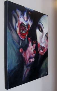 CUSTOM Painting by CES ZOMBIE Painting from Your Photo! Dark ART 
