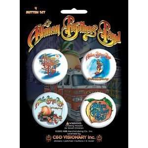  THE ALLMAN BROTHERS BAND ASSORTED BUTTON SET: Home 
