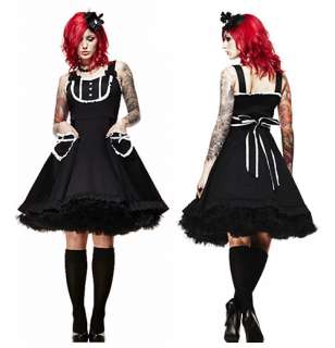 Hell Bunny Momoko Gothic Lolita Rockabilly Dress Pinup  