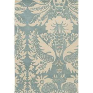  Thomas Paul DAPDC 3S Damask Rug in Powder / Cream 