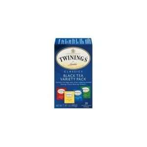 Twinings Tea Variety Pack (3x20 bag)  Grocery & Gourmet 