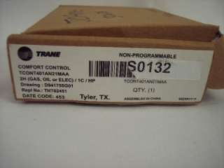 New Trane Comfort control Non Programable THT02451, TCONT401AN21MAA 