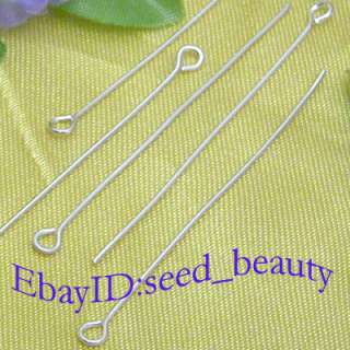 Fgp0268 500x Silver Plated Eye Pins s$1.5  