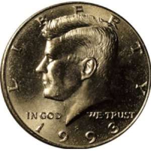  1993 Brilliant Uncirculated Kennedy Half Dollar 