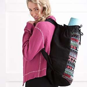    Stylish Embroidered Yoga Backpack (17 x 21): Sports & Outdoors