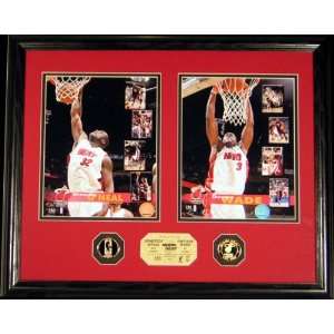  Shaquille ONeal and Dwyane Wade Miami Heat Duo Photo Mint 