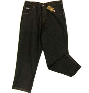 Mens JOKER BRAND Jeans Black Signature Pocket 38x32  