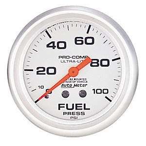  Auto Meter 4312 Ultra Lite Mechanical Fuel Pressure Gauge 