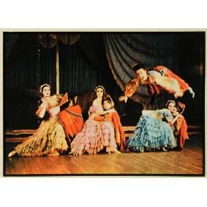   Costume Theater Art New York City Dancers   Original Color Print
