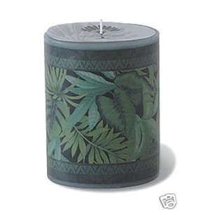  Hawaii Oval Decal Candle Jungle 4 x 3 x 5.25 in.: Kitchen 