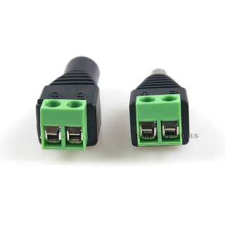 5x Male and Femal DC Power Jack Adapter Connector Plug  