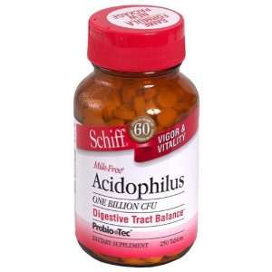  Schiff Digestive Health Acidophilus, Milk Free 250 tablets 