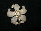   Flowered Brooch With Rhinestones Will Dress Up Any Outfit Gorgeous