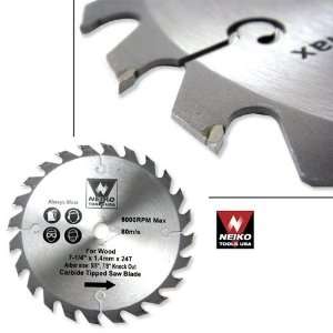  Neiko Tools USA 8 1/4 x 24 Tooth Carbide Tipped Saw Blade 