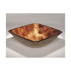   : DEROSE DESIGNS Bronze/Gold Glass Vessel Sink DD 503: Home & Kitchen