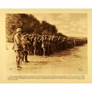  1920 Rotogravure WWI German Prisoners POW Military 1st 2nd 