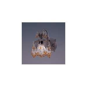  Crystorama 5231 DR CL Melrose Wall Sconce Dark Rust With 