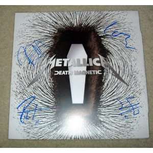   autographed SIGNED Death Magnetic album *PROOF 