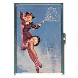 PIN UP SEXY LEGS RETRO RAIN ID Holder, Cigarette Case or Wallet: MADE 