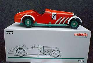 Marklin 1103; Racing car Mercedes SSK, excellent/boxed  