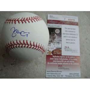 Yadier Molina Autographed Ball   W Jsa   Autographed Baseballs