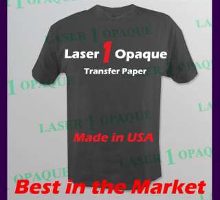 LASER IRON ON HEAT TRANSFER PAPER / DARK 100 PACK 11x17  