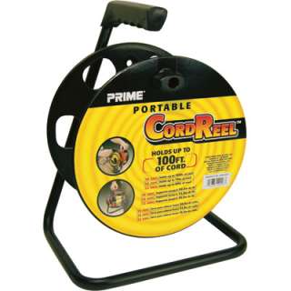 Prime Wire & Cable Portable Cord Reel w/Metal Stand #CR003000  