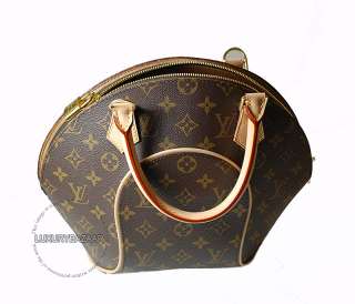 Louis Vuitton Monogram Canvas Ellipse MM Satchel Handbag  