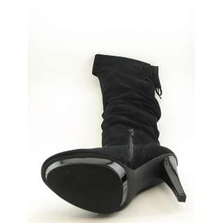 Steve Madden Xenonn Womens SZ 8 Black Boots Over The Knee Shoes  
