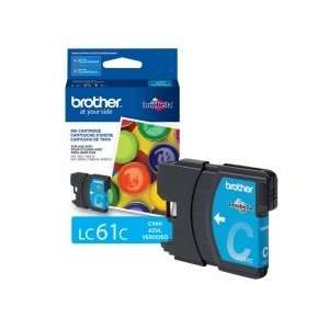  Brother LC61C (LC 61C,LC 61 C) High Yield Cyan Compatible 