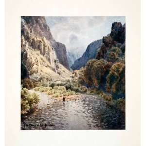   Gorge Spain Catabria Asturias Ravine Hermida   Original Color Print