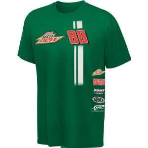  Dale Earnhardt Jr. #88 Amp Uniform Stripe T Shirt Sports 