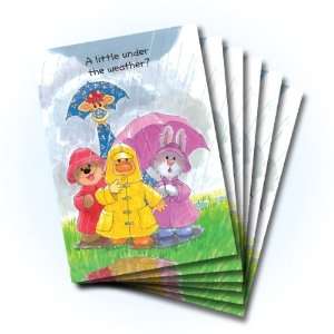  Suzys Zoo Get Well Greeting Card 6 pack 10262: Health 