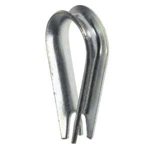 Stainless Steel 304 Cable Thimble Use with 3/64 5/64 Cable OD 3/32 