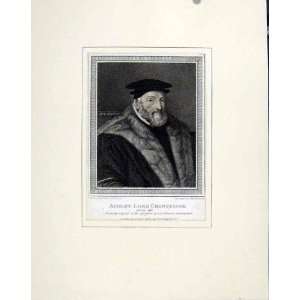  Audley Lord Chancellor Portrait Fine Art C1830 People 