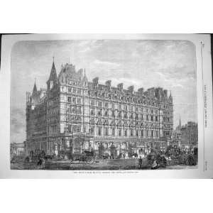   1864 Charing Corss Railway Station Hotel Architecture