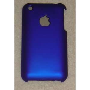  Apple iPhone Solid Deep Blue Hard Back Case Cover 3G 3GS 