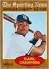 2011 Topps Heritage Stamps Yovani Gallardo Carl Crawford SP 41 62 