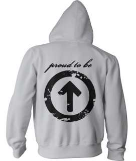 ABOVE THE INFLUENCE PROUD TO BE jacket edge HOODIE 2X  