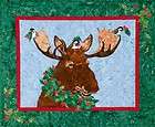   holly moose birds bigfork bay quilt pattern expedited shipping